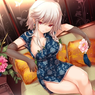 【2次】美しい銀髪の女の子の二次エロ画像【銀髪】