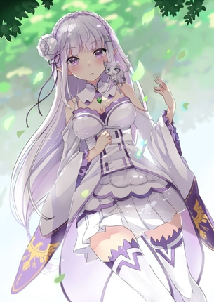 【2次】美しい銀髪の女の子の二次エロ画像 その3【銀髪】