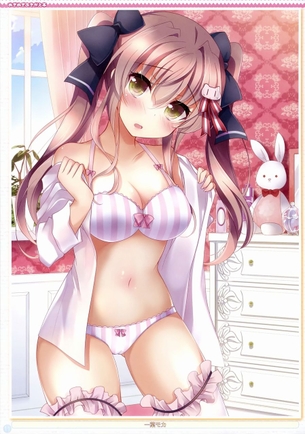 【2次】服装の乱れは性の乱れ、半脱ぎ状態の美少女二次エロ画像 その3【半脱ぎ】