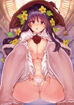 【2次】いやらしく愛液を垂らして興奮しちゃってる女の子の二次エロ画像【愛液】