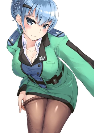 【2次】足をスリスリしたくなるストッキング姿の美少女二次エロ画像 その7【ストッキング】