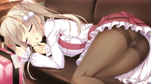 【2次】 ストッキング やタイツを穿いた美少女二次エロ画像 その4【ストッキング】