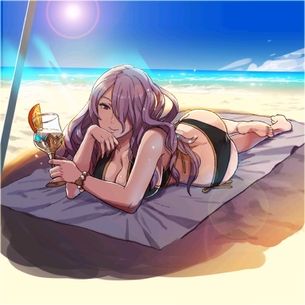 【2次】前髪で片目が隠れちゃってる女の子の可愛い 二次エロ画像  その11【片目隠れ】