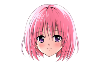 【自作エロコラ】今回はモモちゃんの立ち絵を作成してみた件【Toloveる】