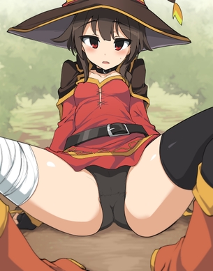 【2次】いやらしく股をひろげちゃってる女の子の二次エロ画像【 開脚 】