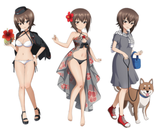 【アニメキャラ素材】アニメキャラのPNG背景透過エロ画像 その131