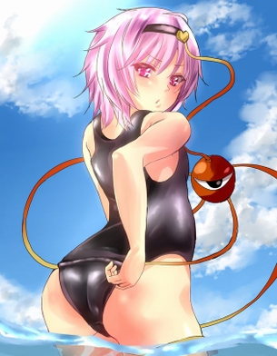 【水着】夏だし…ワンピースの水着を着た娘の二次エロ画像…!!!!その2