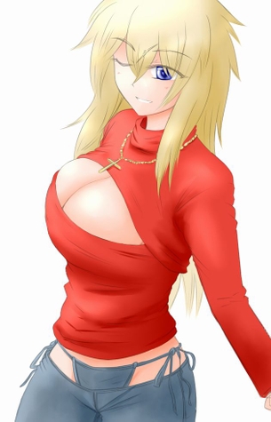 【着衣】ジーンズを穿いたお姉さんのHな二次エロ画像…!!!!その1