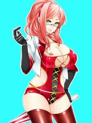 【RQ】レースクイーンの衣装を着た女の子の二次エロ画像♥ その1
