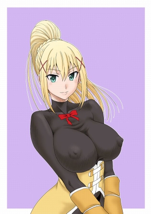 【ボディスーツ】身体に張り付くピチピチのコスの二次エロ画像♥ その1