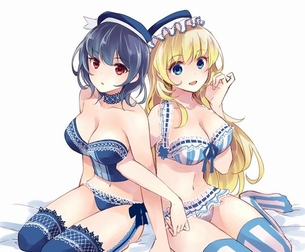 【下着姿・H画像】ムッチリ体型の女の子って下着姿が妙にセクシーでムラムラする♥【二次画像.cos】