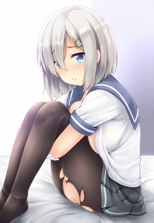 【パンスト.エロ画像】黒パンストをビリバリに破られてそのまま犯されちゃってる娘♥【二次.画像】その1