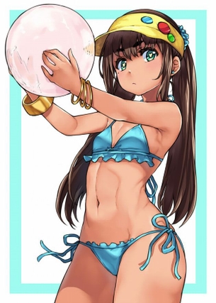 【褐色娘】日焼けした小麦色の肌や褐色肌のHな二次エロ画像…!!!!その1