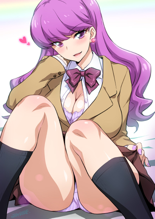 【2次】紫色の髪をした女の子の二次エロ画像 その3【紫髪】