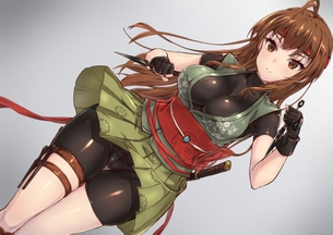 【二次・ZIP】可愛いスパッツ娘の2次画像