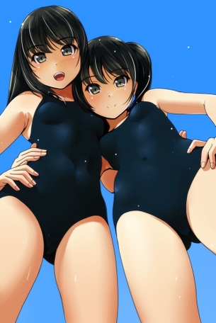 スク水の虹美少女画像ください