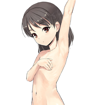 【2次】 ワキ が見えちゃってる女の子の二次エロ画像 その9【ワキ】
