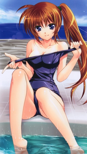【2次】スク水を着てる女の子の二次エロ画像 その27【スク水】