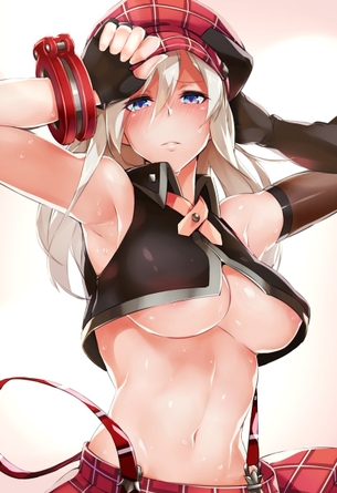 【2次】おっぱいセンサーが敏感に反応してしまう下乳の2次エロ画像 その6【下乳】