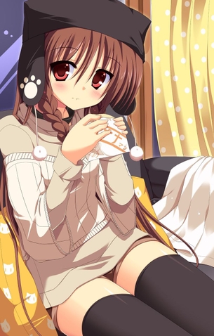 【2次】ニーソックスを穿いた女の子の二次エロ画像 その28【ニーソックス】