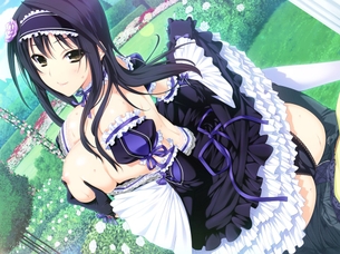 【2次】きれいな黒髪の女の子の二次エロ画像 その21【黒髪】