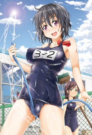 水着姿がエロ可愛い二次エロ画像