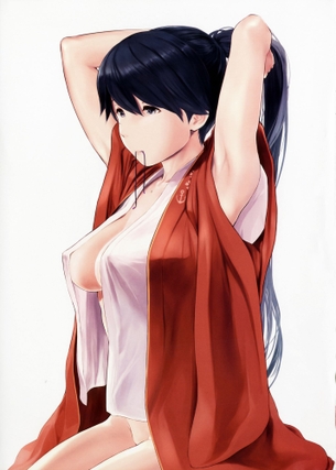 【2次】 ワキ が見えちゃってる女の子の二次エロ画像 その4【ワキ】