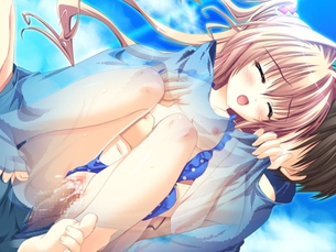 【挿入】野外セックス！青空・星空の下で思いっきり挿入しちゃってるエロ画像【2次元】