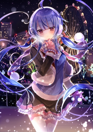 【2次】青色や水色の髪をした女の子の二次エロ画像 その7【 青髪 】