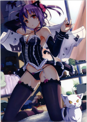 【二次】黒色下着の女のこ画像まとめ 70枚 その2