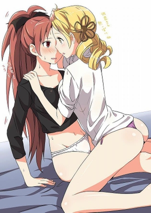 【百合・虹エロ】ガチレズは標的がノンケでも食っちゃう♥百合カップルの二次エロ画像♥【二次絵.moe】
