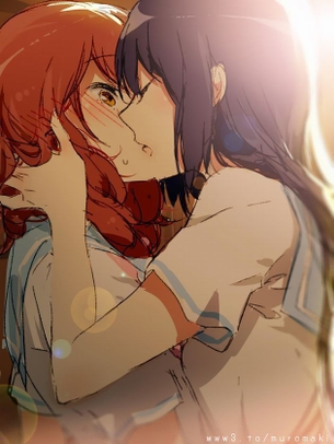 【百合・H画像】ノンケとガチレズの百合カップルにドッキドキ♥【二次画像.moe】その3