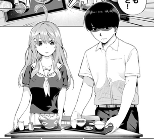 ワイが五等分の花嫁で三番目にかわいいキャラの画像を貼っていくwwwwww