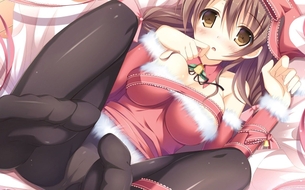 黒タイツ 黒パンストのエロ画像 破くより半脱がしが好きだなぁ