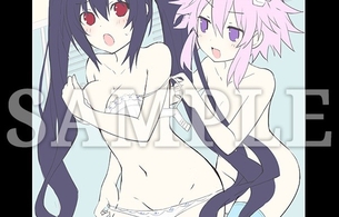 『勇者ネプテューヌ』女の子たちのエロい下着姿や全裸姿など店舗特典のラフイラスト！