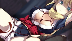 拘束されて今にもヤラれる寸前って感じのエロ画像 いやもうヤラれてるかもw