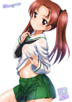 【二次・ZIP】濡れ透け状態になってる2次美少女の画像まとめ