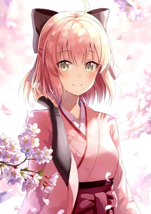 【二次・ZIP】桜の季節なので桜セイバーこと沖田総司の画像まとめ100枚《Fate》