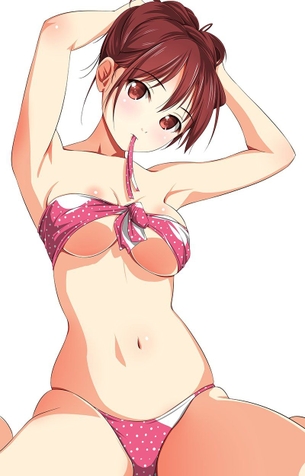 【2次】下からタプタプしたくなる良き下乳をした女の子の二次エロ画像 その7【下乳】