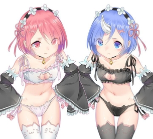 【Re:ゼロから始める異世界生活】レムちゃんやラムちゃんの萌画像・エロ画像まとめ その1