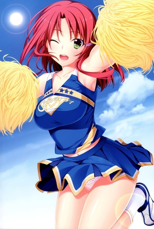 【2次】いろんなトコロが元気になっちゃう可愛いチアガールの二次エロ画像 その4【チアガール】