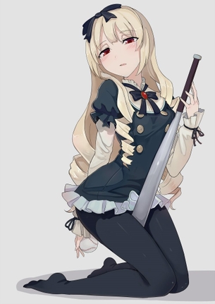 【2次】足をスリスリしたくなるストッキング姿の美少女二次エロ画像 その15【ストッキング】