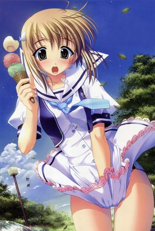 【スカート】ひらひらスカート姿の美少女達で萌える画像 その6【2次元】
