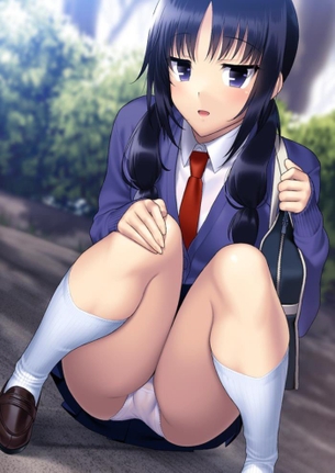 【2次元】頬擦りしたい肉付きのイイ太もも画像 その2