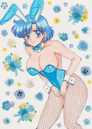 【美少女戦士セーラームーン】セーラーマーキュリーこと水野亜美 （みずのあみ）のエロ画像 その1