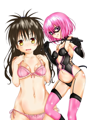 【ToLoveるダークネス】ヒロインが集合した剥ぎコラ画像とエロ画像 その4