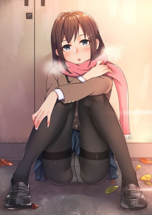 【2次】足をスリスリしたくなるストッキング姿の美少女二次エロ画像 その11【ストッキング】