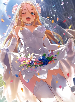 【2次】ウェディングドレス姿の女の子の二次エロ画像 その7【ウェディングドレス】