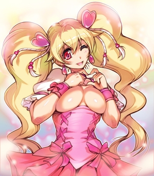 【フレッシュプリキュア】キュアピーチ（桃園ラブ）ちゃんの剥ぎコラとエロ画像 その3