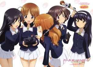 【ガールズ&パンツァー】あんこうチームの剥ぎコラとエロ画像